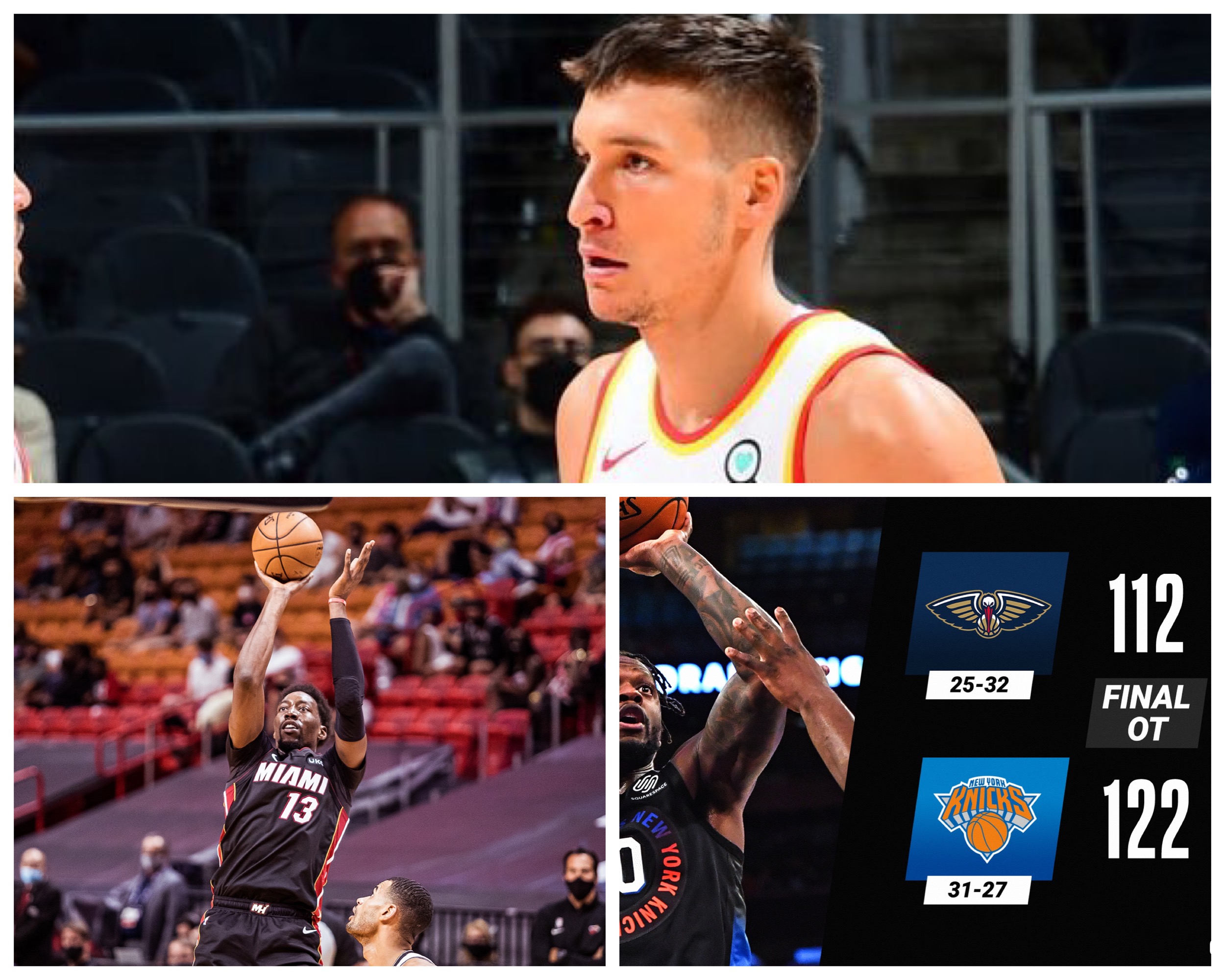 Bogdan upisao 23 poena u pobedi Atlante, pobede Majamija i Njujorka za ludnicu na Istoku (VIDEO)