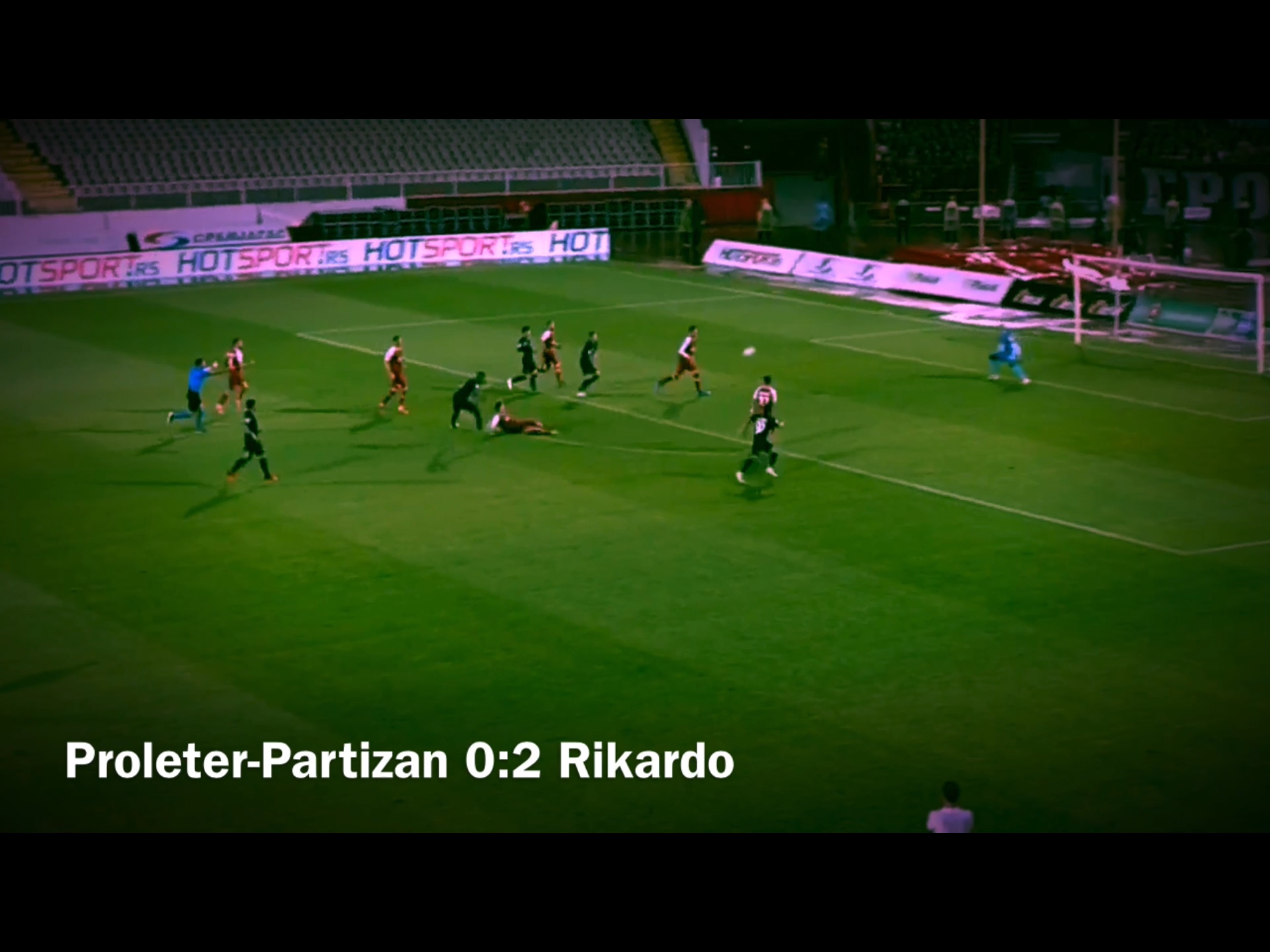 TV Izveštaj: Proleter-Partizan 0:4. Pobeda Partizana za pola sata i Rikardo kao ajkula u akvarijumu sa zlatnim ribicama (VIDEO)