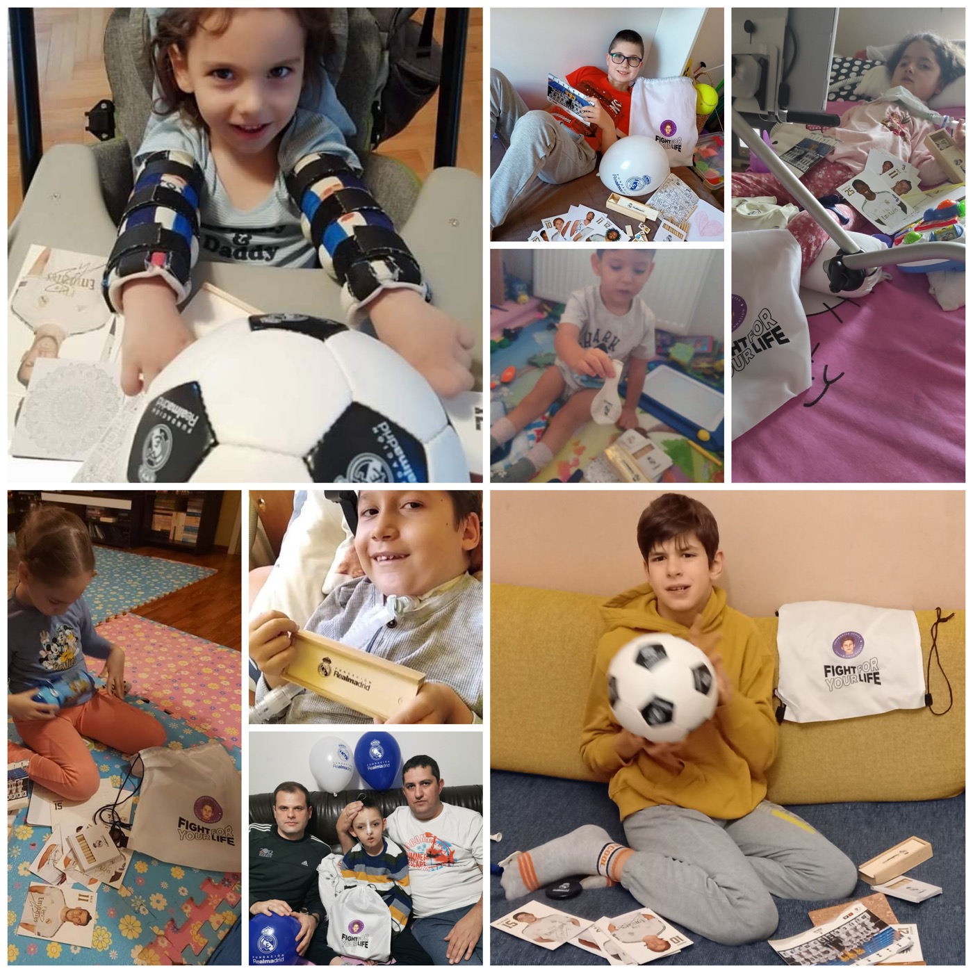 Fondacija Isaija i Fondacija Real Madrid poslali poklone deci sa retkim bolestima širom Srbije