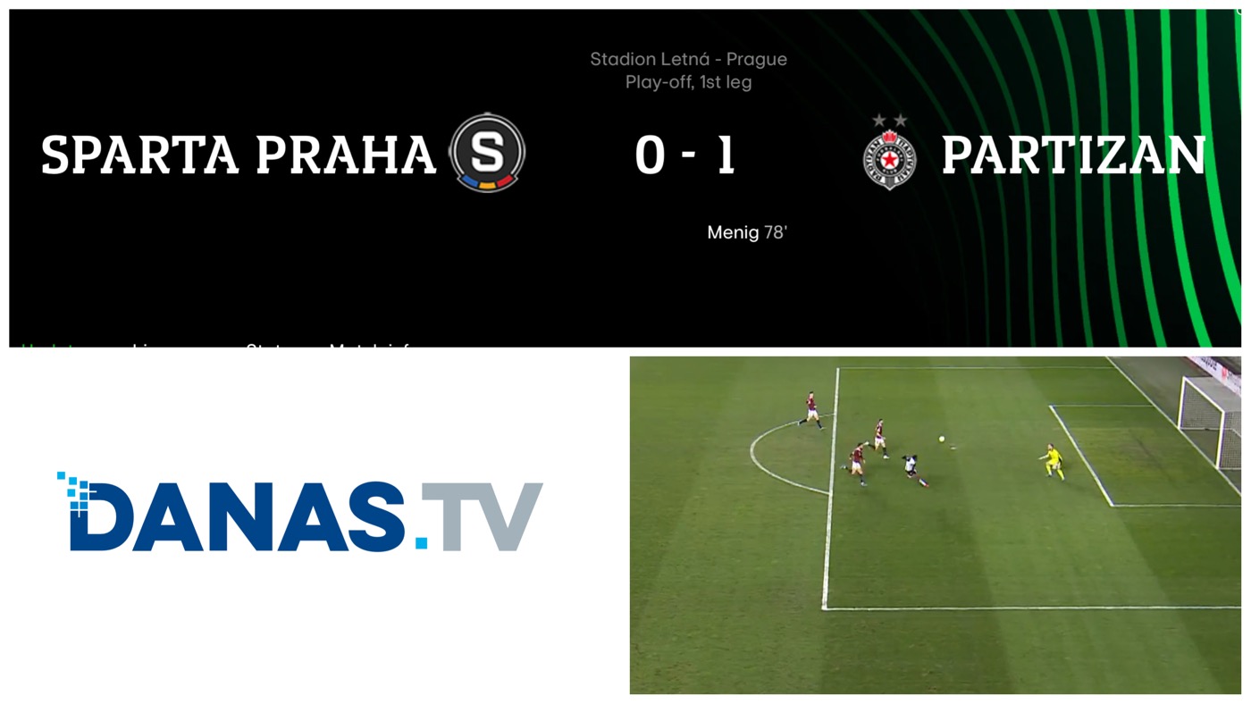 OCENE: Sparta-Partizan 0:1. Menig krunisao svemirsku asistenciju Zdjelara za pobedu Partizana nad podmlađenom Spartom (VIDEO)
