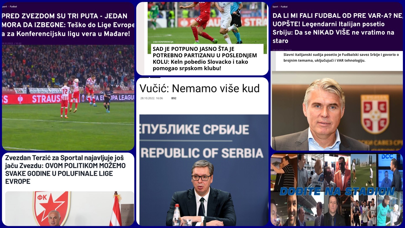 Željko Pantić: Dođite na stadion 624. Vučić koji nema kud i savršena oluja propasti njegove Zvezde…(VIDEO)