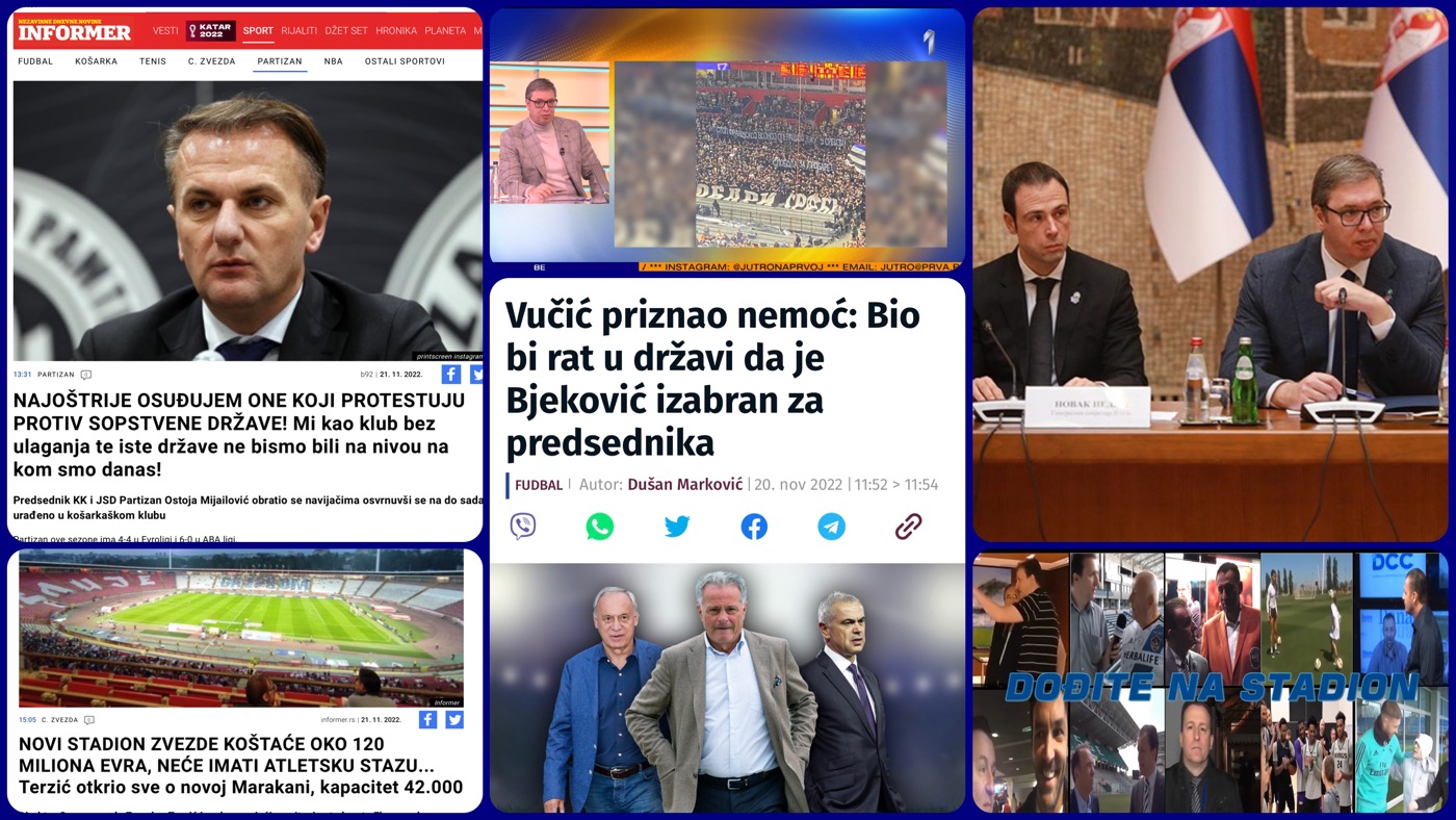 Željko Pantić: Dođite na stadion 634. Vučićeva panika i navijači Zvezde sposobni da izazovu rat…(VIDEO)