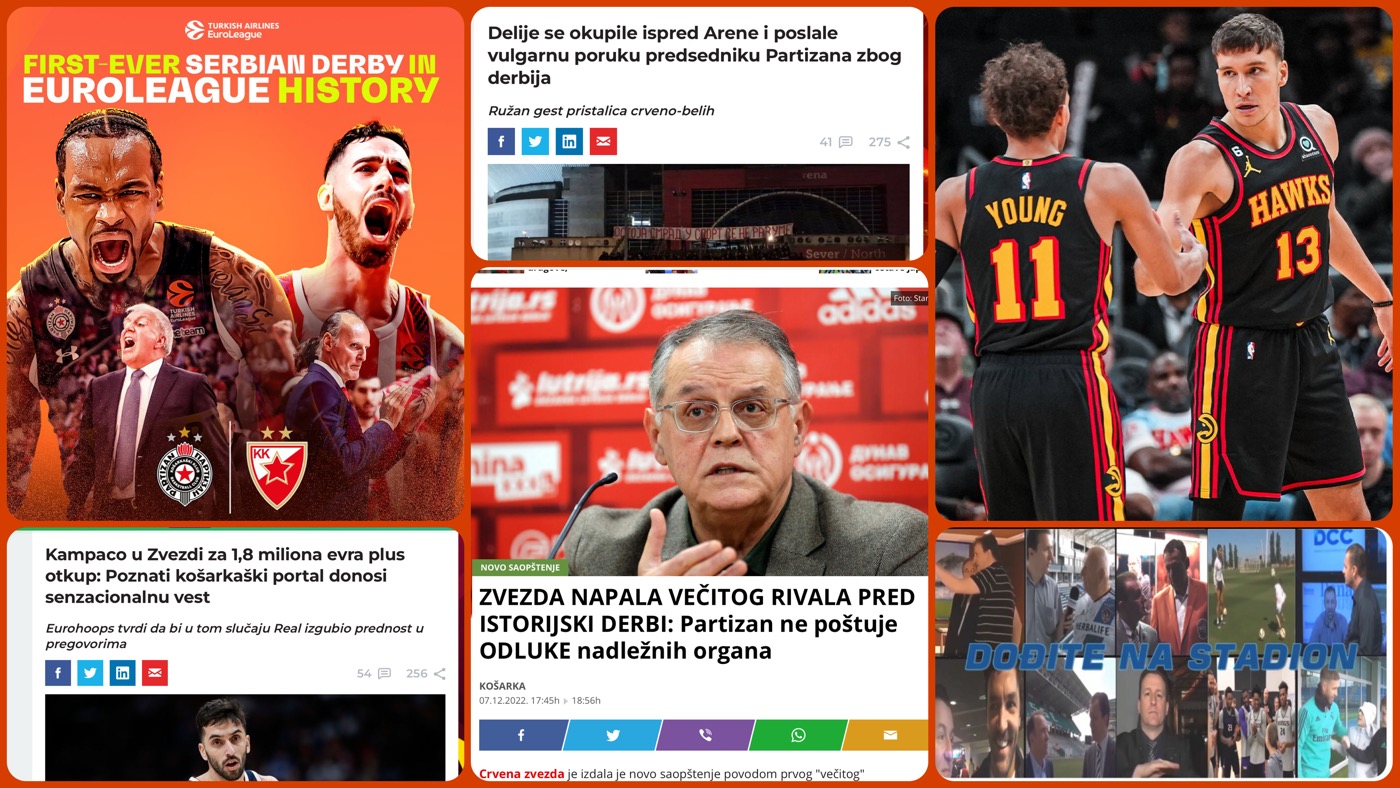 Željko Pantić: NBA Europe Specijal. Blato pred istorijski večiti derbi i Bogdanov veliki povratak…(VIDEO)
