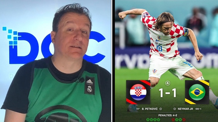 Željko Pantić: Hobotnica Livaković zaustavio Brazil i sreća Hrvatske dovoljna da osvetli ceo svet…(VIDEO)