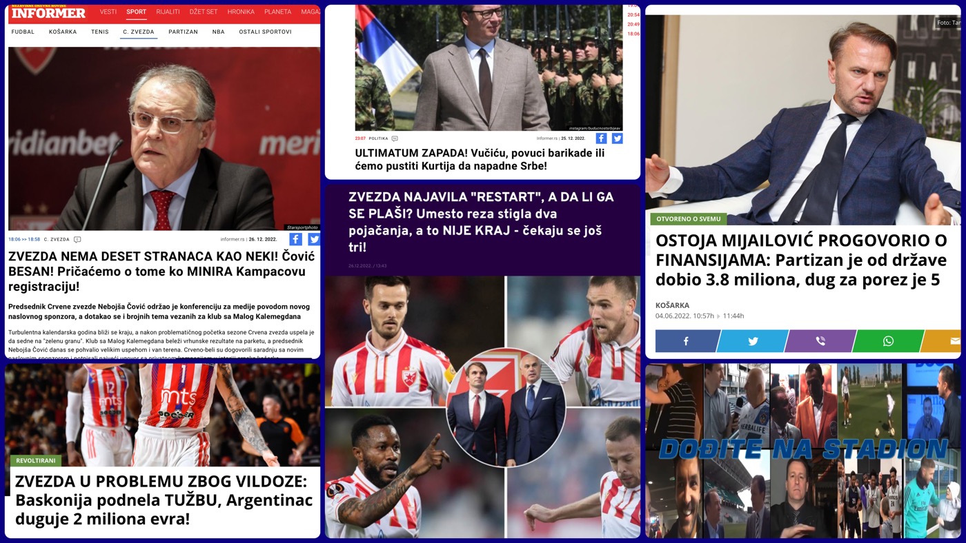 Željko Pantić:Dođite na stadion 652. Neregistrovani Kampaco, zimski restart i Vučić bez plana B…(VIDEO)