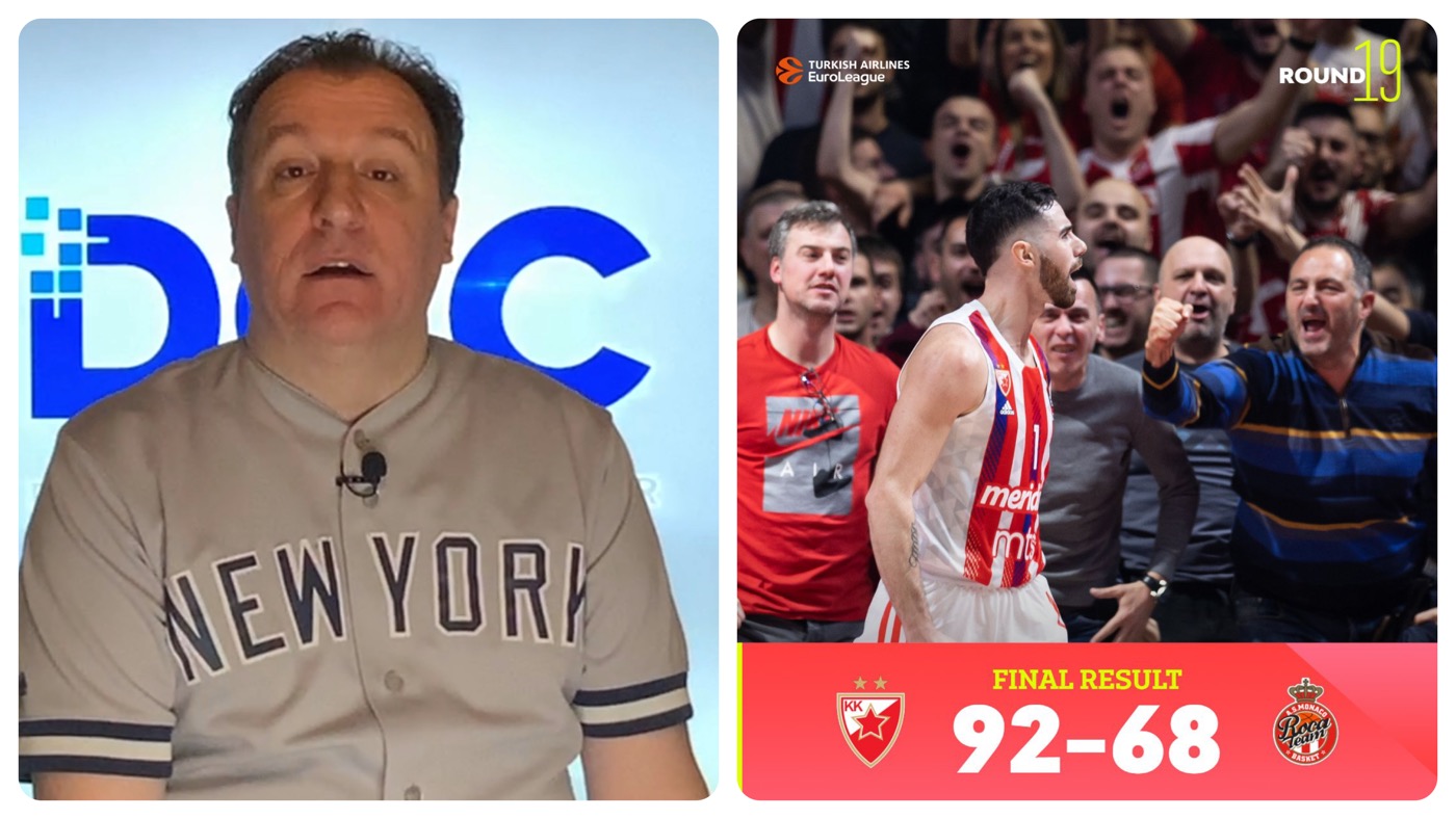 Željko Pantić: Rapsodija oslabljene Crvene zvezde i evroligaški Back to Back koji je ubio Monako…(VIDEO)