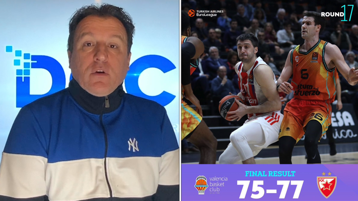 Željko Pantić: Sjajni Petrušev za zasluženu pobedu Zvezde uz Looney Tunes košarku u Valensiji…(VIDEO)