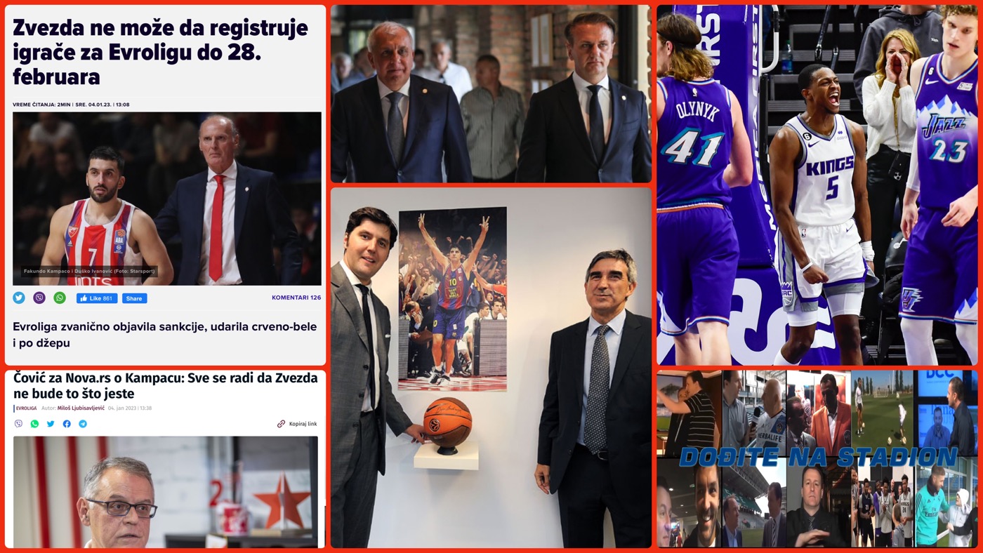 Željko Pantić: NBA Europe Specijal. Kampaco na čekanju i akcionari Evrolige protiv balkanskog Katara…(VIDEO)