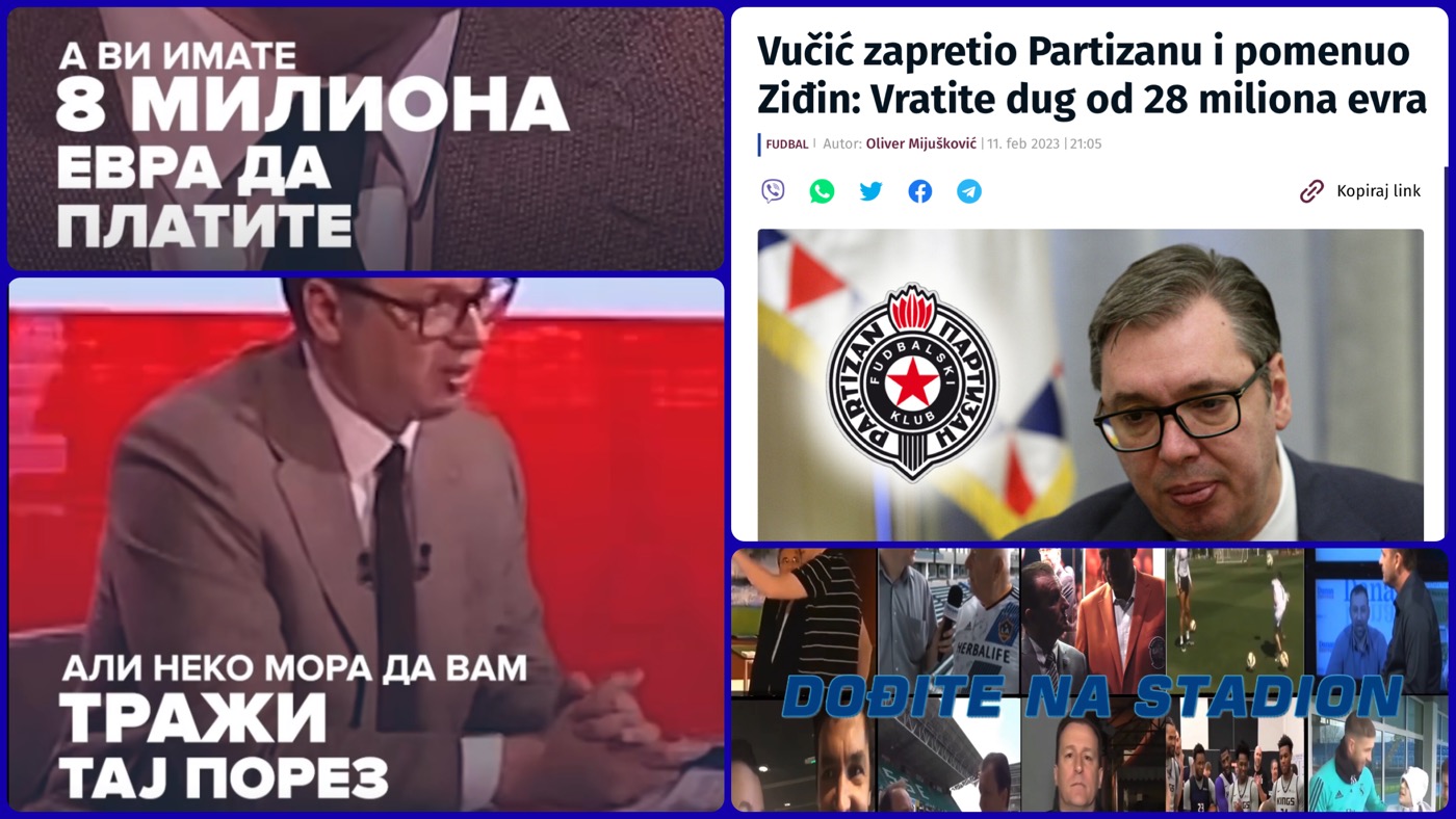 Željko Pantić: Specijal Dođite na stadion. Vučićeva objava rata Partizanu i Ostoja koji mora da ode…(VIDEO)