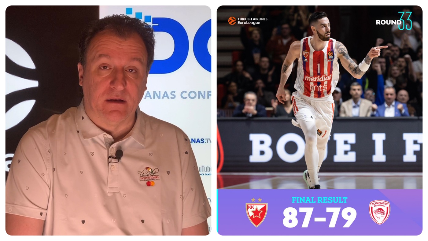 Željko Pantić: Zvezda kao Hjuston, Olimpijakos kao Denver i Kampaco najbolji kada više ne treba…(VIDEO)