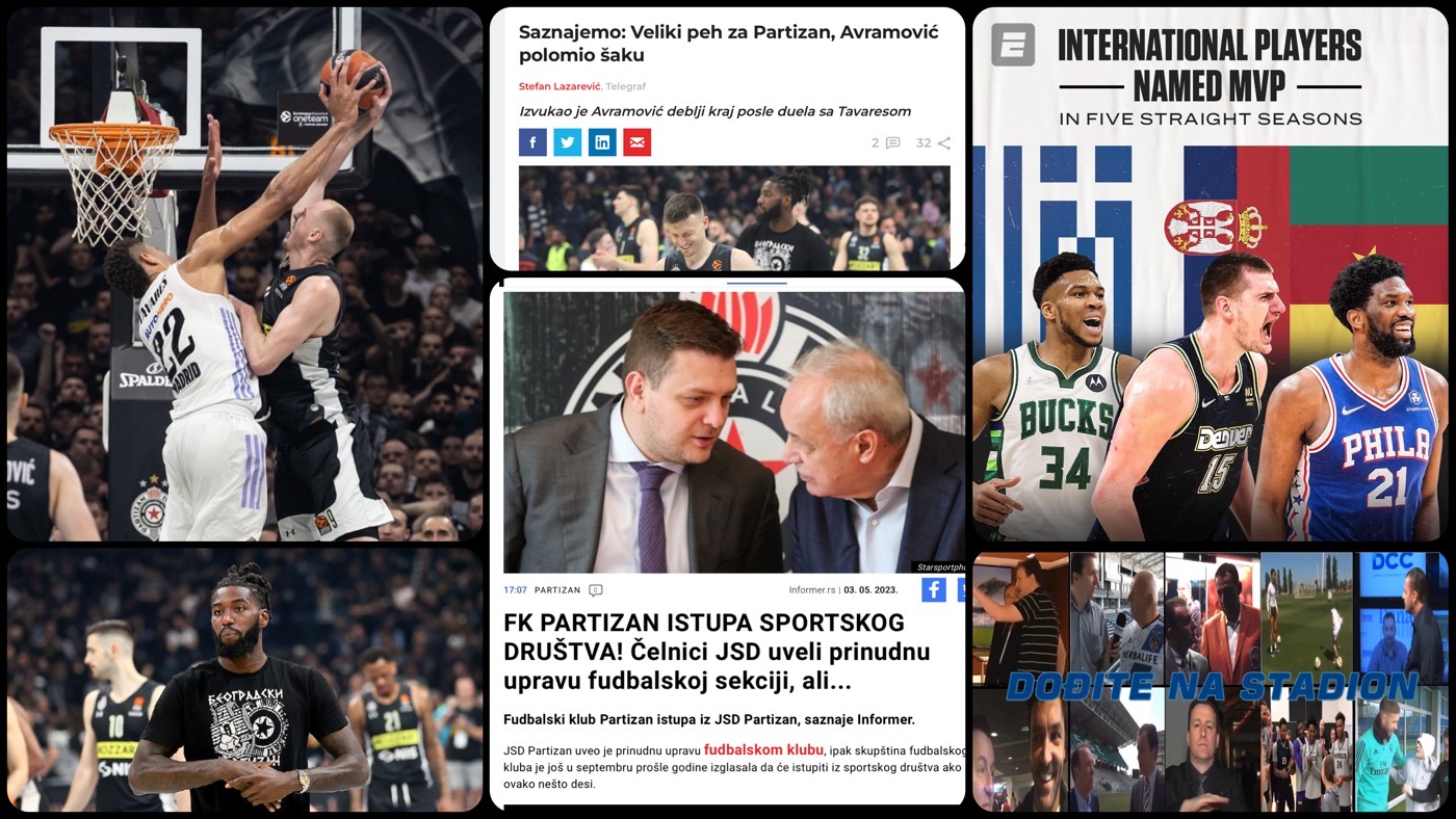 Željko Pantić: NBA Europe Specijal. MVP Embid, Tavarez na plus 41 i Ostoja koji spasava FK Partizan…(VIDEO)