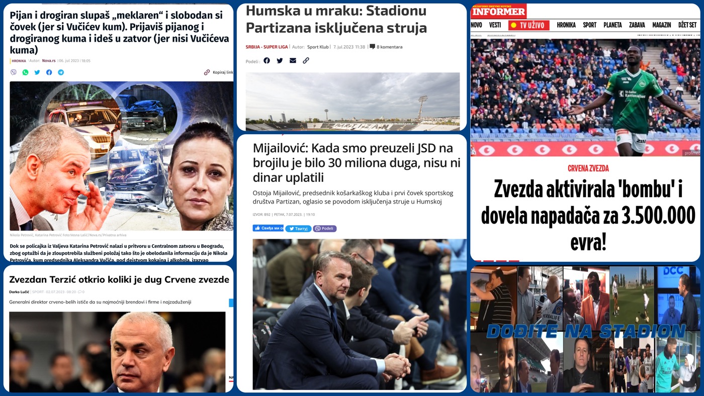 Željko Pantić: Dođite na stadion 739. Humska u mraku,Terza Mafija u svetlu i kum Meklaren koji hapsi…(VIDEO)