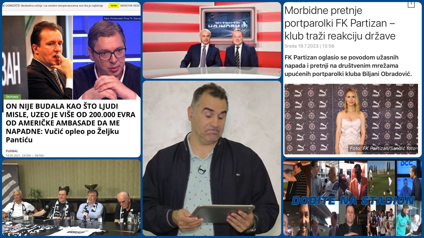 Željko Pantić: Specijal Dođite na stadion. Milioni za Ostojinu pudlicu i tri Trikafte za Zvezda TV…(VIDEO)
