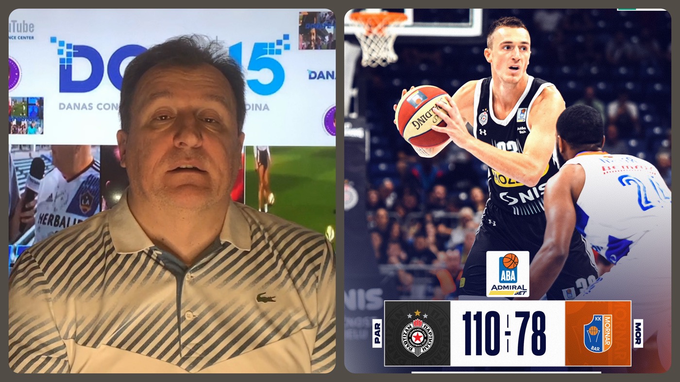 Željko Pantić: Tristan i Balša koji obećavaju i poluprazna Arena na otvaranju sezone Partizana…(VIDEO)