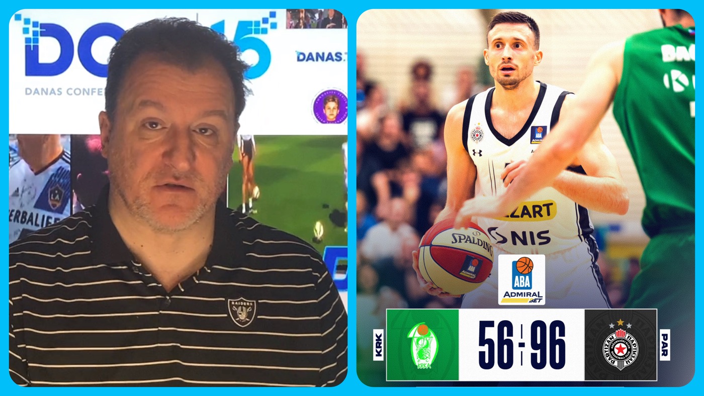 Željko Pantić: 40 razlike za Partizan na domaćem terenu u gostima i jaz kvaliteta koji gasi ABA ligu…(VIDEO)