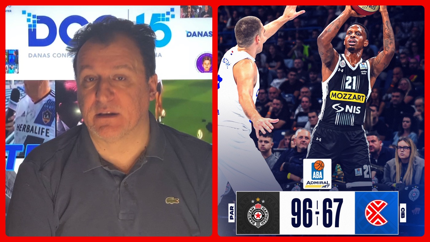 Željko Pantić: Cibona od plus 15 do minus 29, ludački termin utakmice i rutinska pobeda Partizana…(VIDEO)