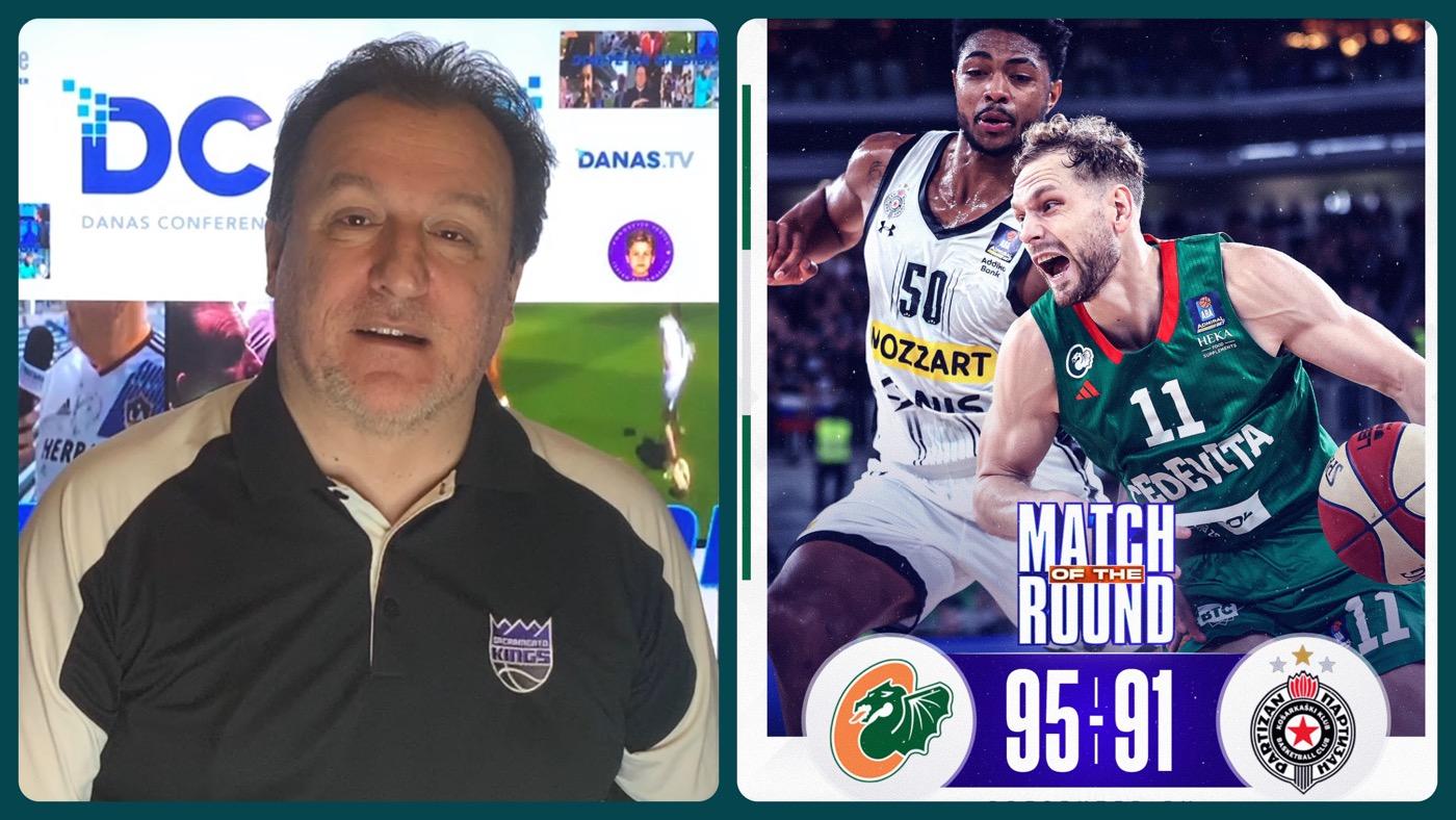 Željko Pantić: Desetkovani Partizan bez pobede, Aleksa bez nosa i skandalozni Danilo Anđušić…(VIDEO)