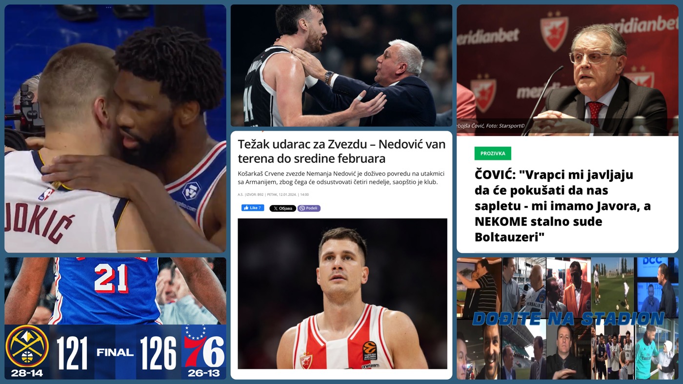Željko Pantić: NBA Europe Specijal. Pobeda Embida u MVP derbiju, Čovićevi vrapci i zdravi Partizan…(VIDEO)