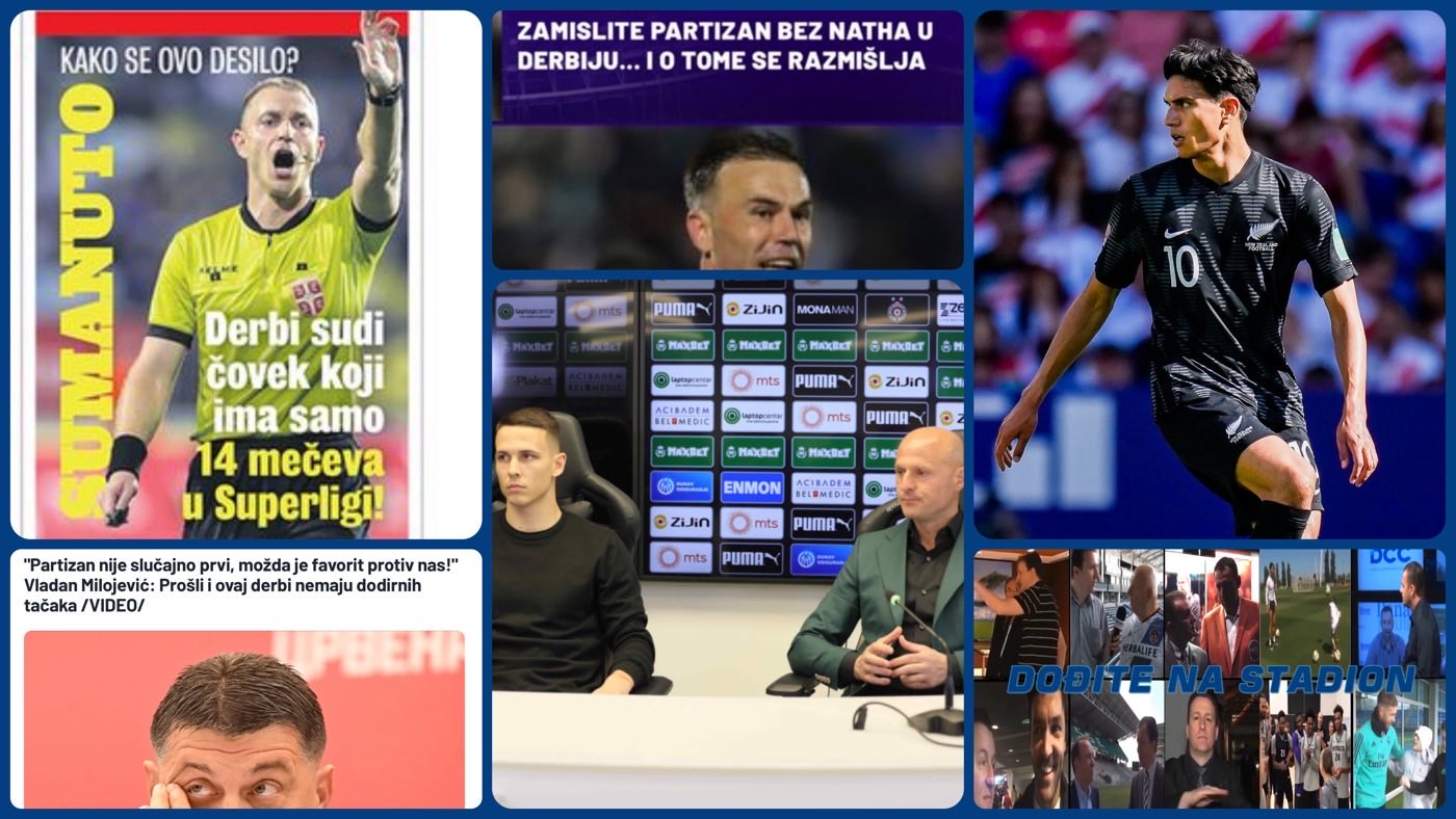 Željko Pantić: Dođite na stadion 820. Derbi Oskarove Srbije, sudija sa šipke i bonus Novog Zelanda…(VIDEO)