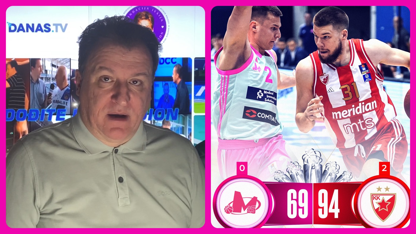 Željko Pantić: Zvezda lagano u ABA Finalu nakon utakmice odraslih ljudi protiv dece obučene u roze…(VIDEO)