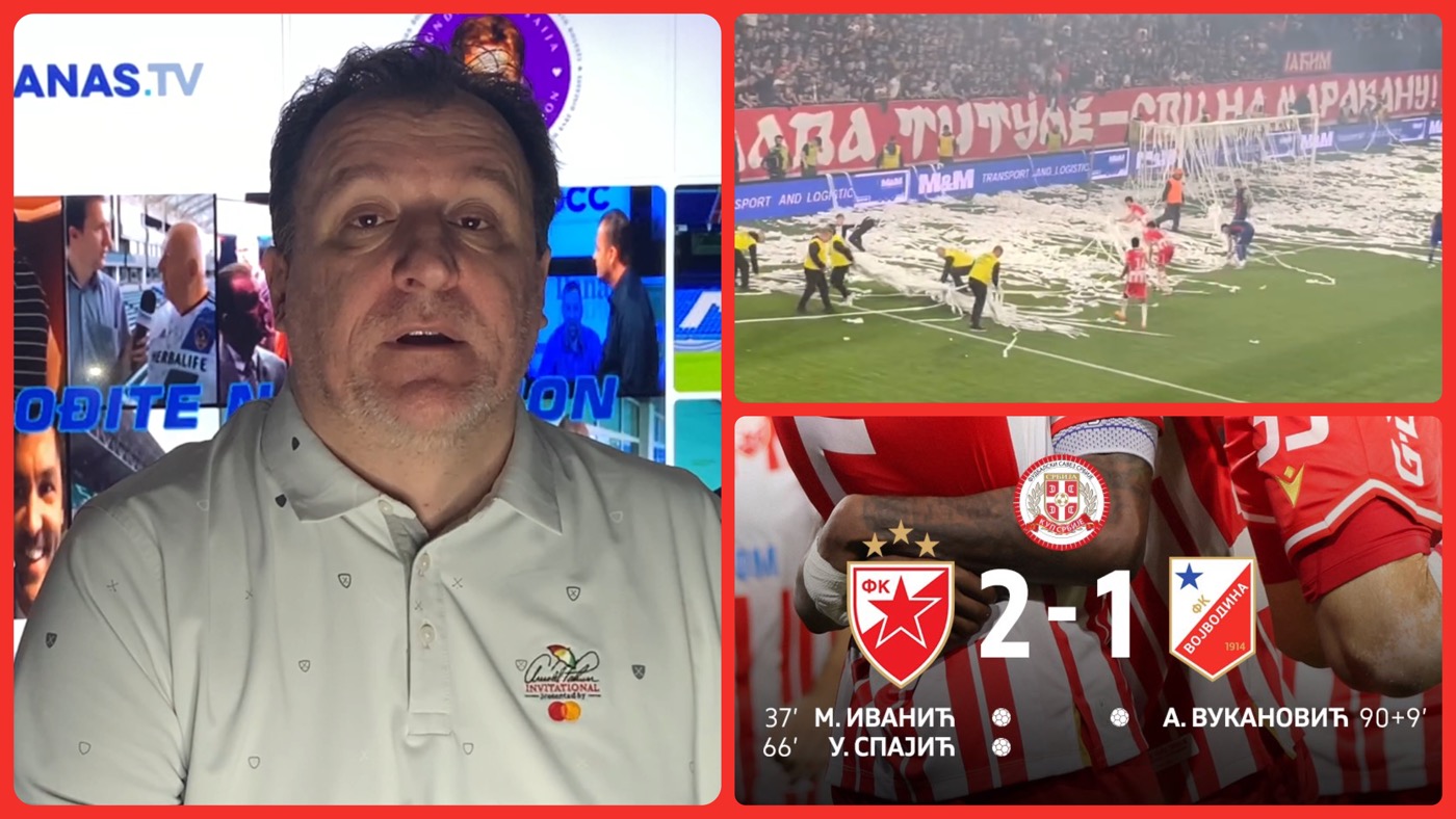 Željko Pantić: Pobeda Zvezde za nastavak monopola nad Srbijom i košmarni stadion bez atletske staze…(VIDEO)
