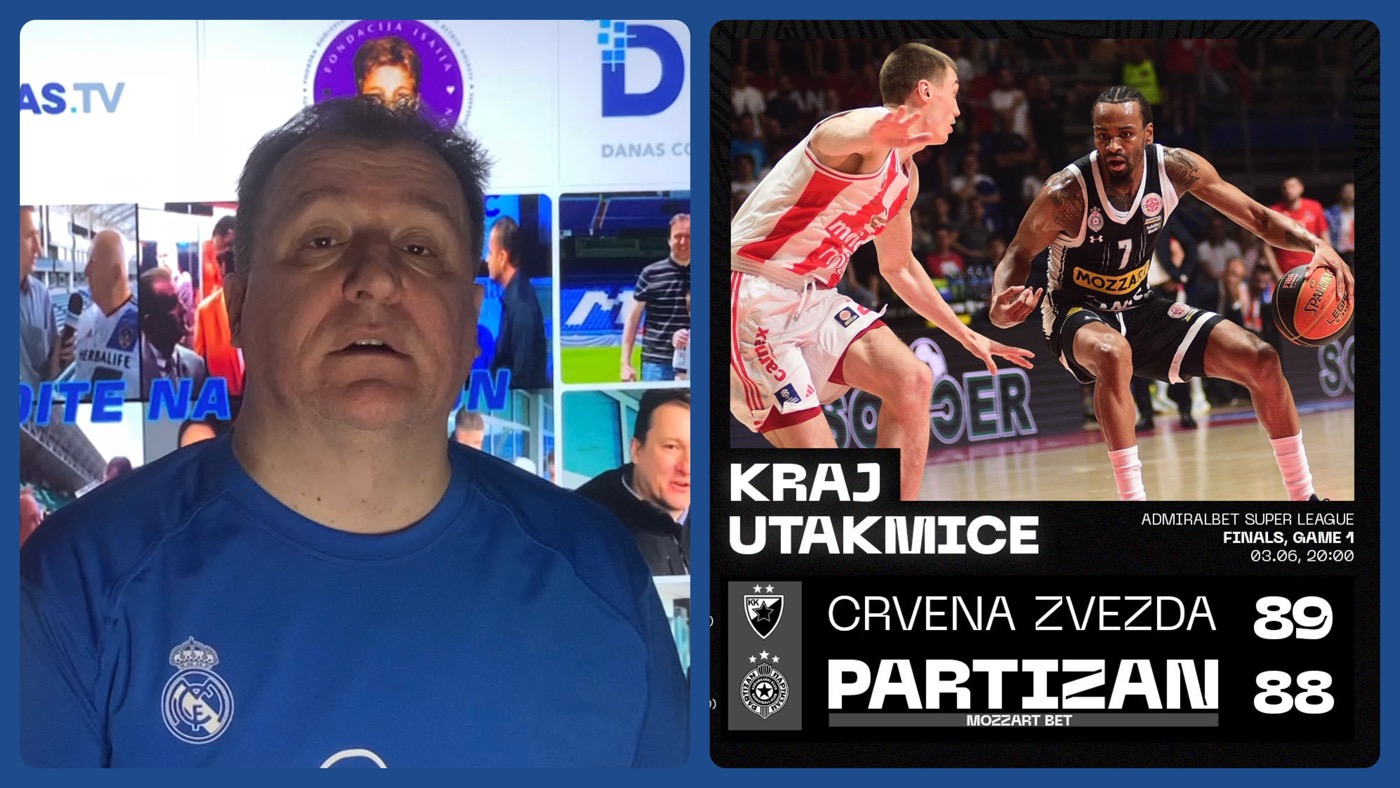 Željko Pantić: Hrabra Zvezda pobedila Partizan isto kao Vučić u Nišu…(VIDEO)