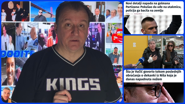 Željko Pantić: Državna osveta kapitenu Partizana za podršku studentima i Vučićeva ludača sa nožem…