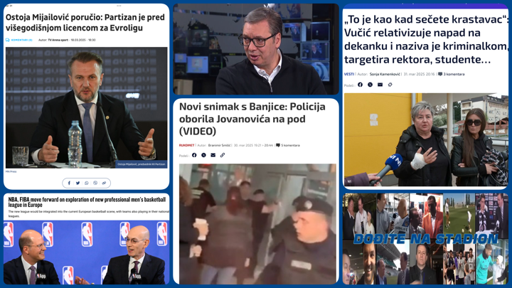 Željko Pantić: Dođite na stadion 930. Dogodine bez Evrolige, Čiroki bez zaštite i Vučićevi krastavci