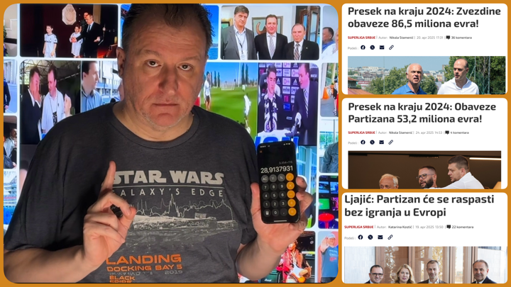 Željko Pantić: Zvezdini istorijski dugovi, Vazura gori od Đure i digitalni Toza umesto revizora….
