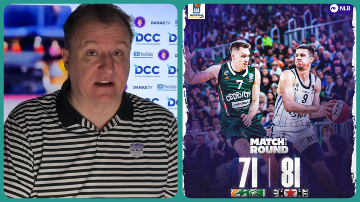 Željko Pantić: Partizan presekao višegodišnji niz poraza u Ljubljani, Braun kao Marej za sirotinju…