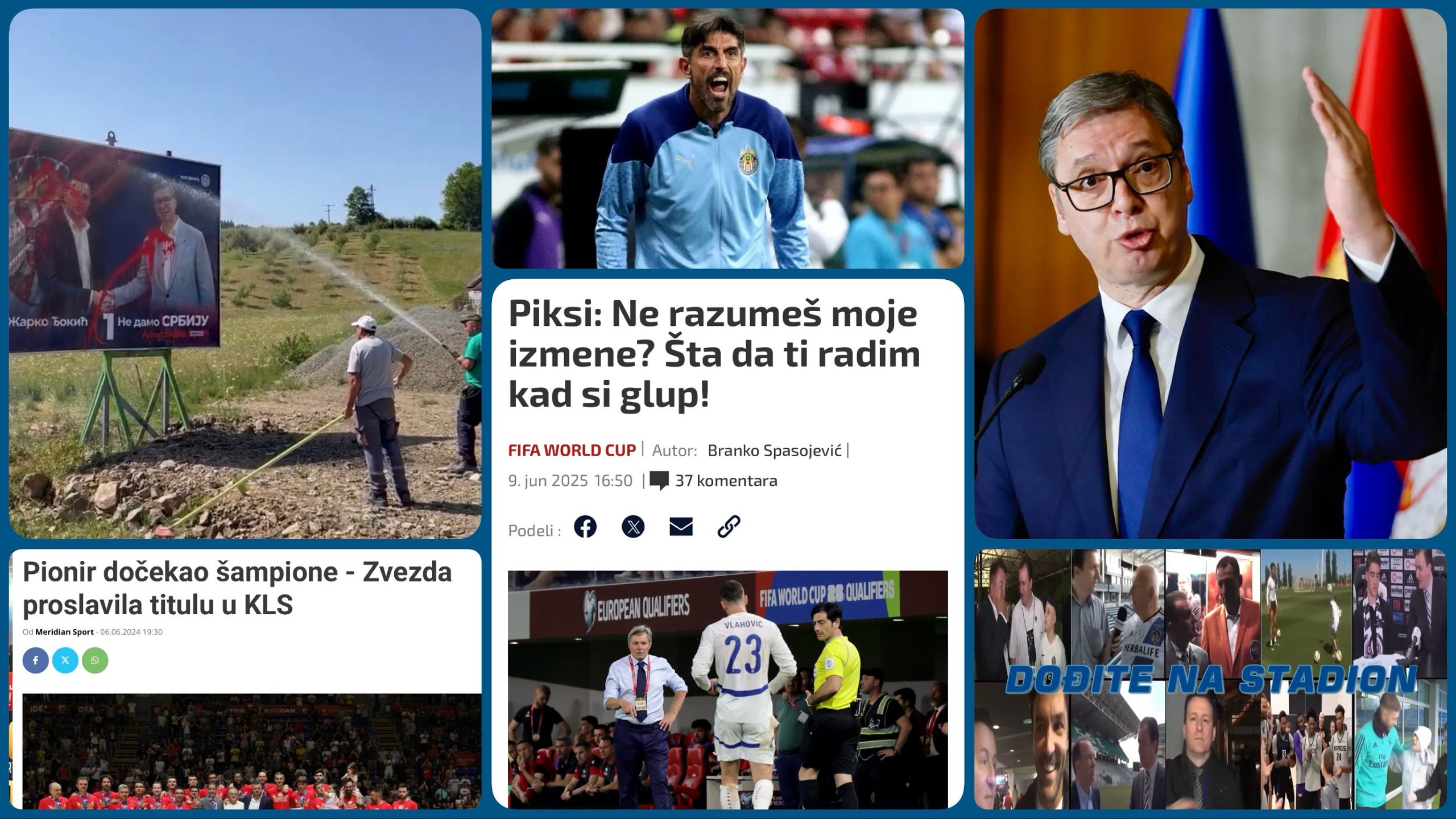Željko Pantić: Dođite na stadion 950. Vučićevo ludilo nepobedivosti i selektor Ćaci protiv glupih…