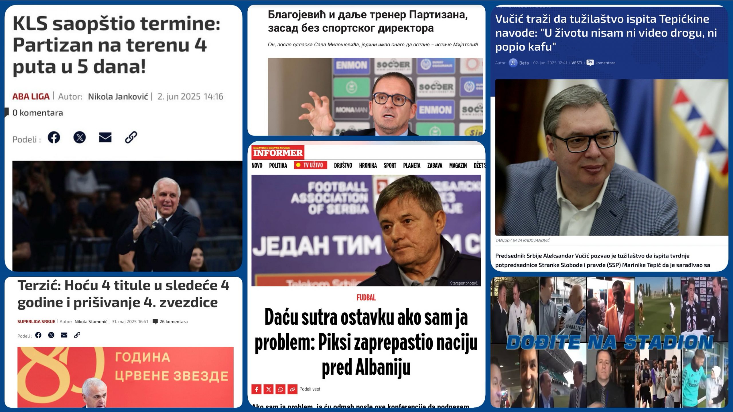 Željko Pantić: Dođite na stadion 948. Bes ucveljenog tiranina, veto na Jokana i Terzine zvezdice…