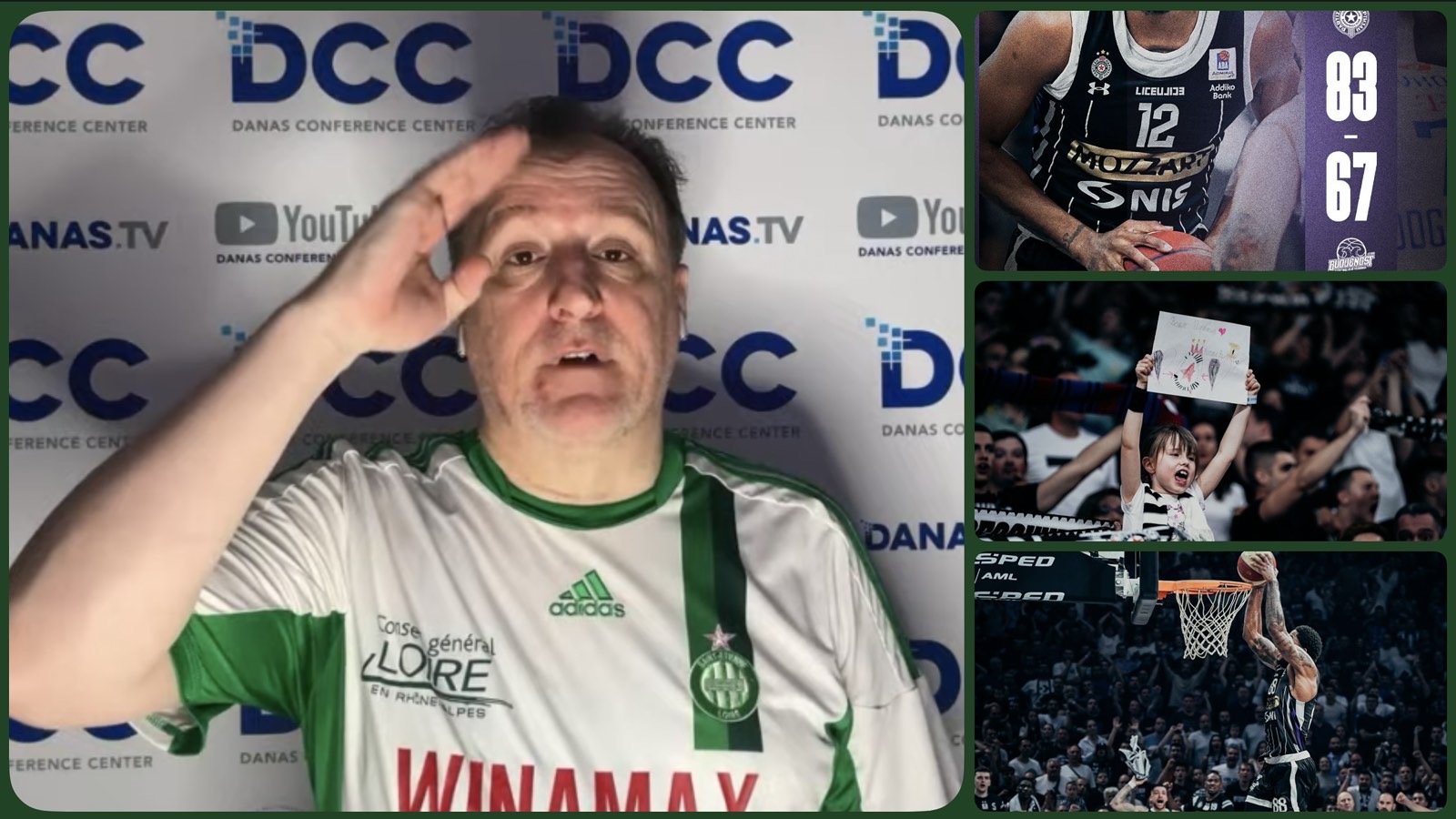 Željko Pantić: Partizanova dominacija pred krcatom Arenom i suđenje za Budućnost kao da je Zvezda…