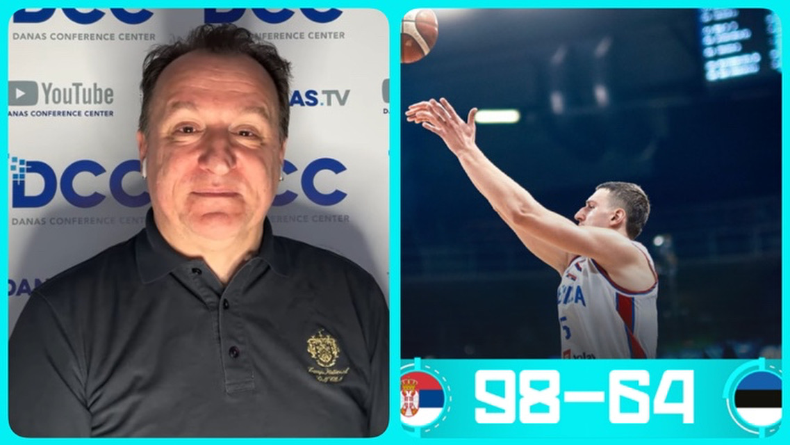 Željko Pantić: Srbija na Evropskom prvenstvu kao Amerika na Olimpijadi, laki trening protiv Estonije