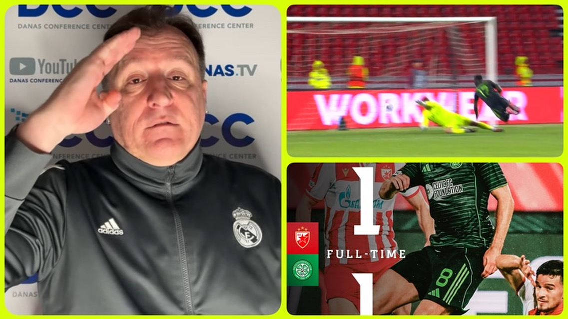 Željko Pantić: Realni remi sa Seltikom i golman Mateus kao najbolji igrač najskuplje Crvene zvezde…