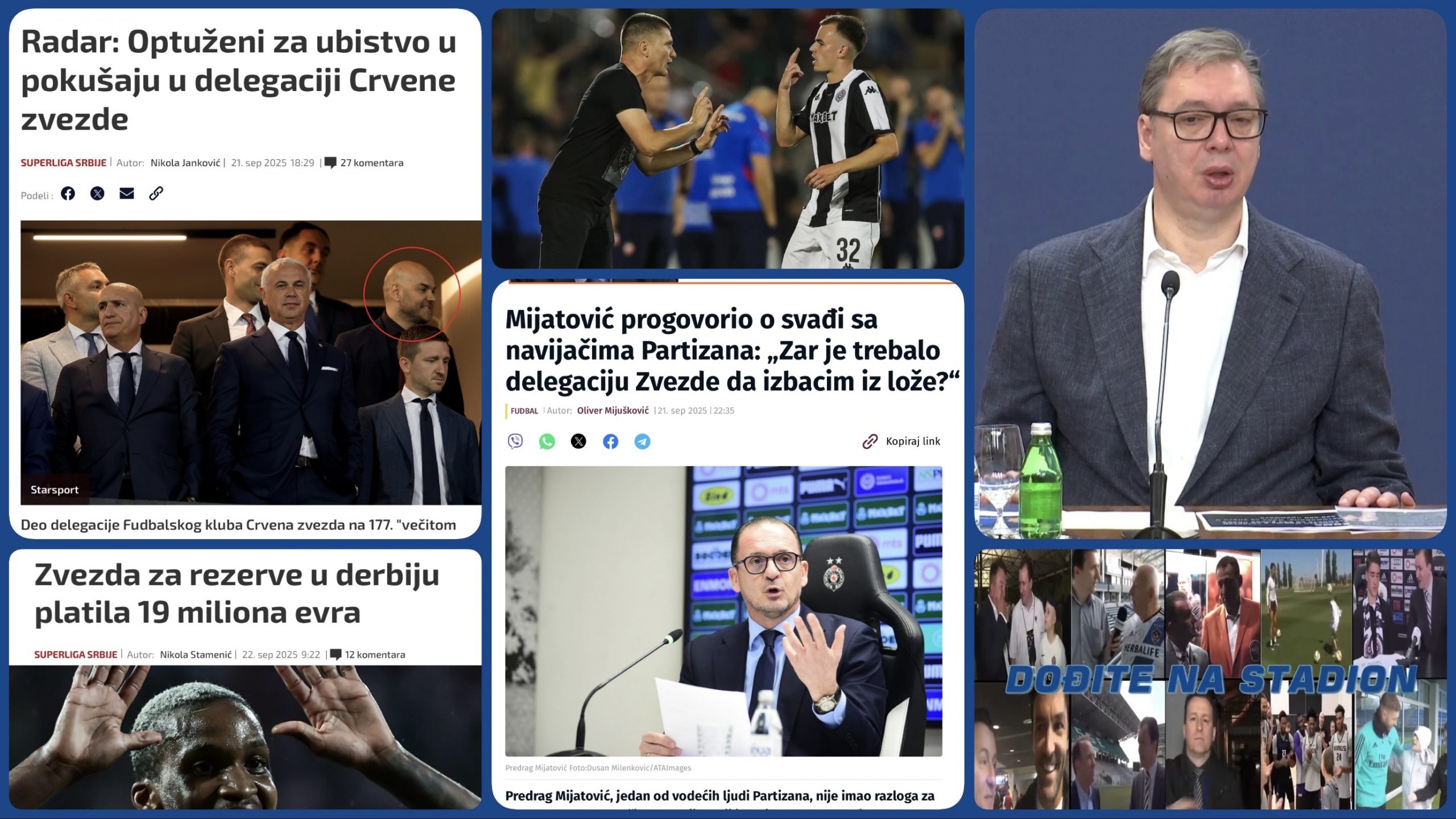 Željko Pantić: Dođite na stadion 977. Zvezdina mafija u centralnoj loži i Mijatovi časovi bontona…