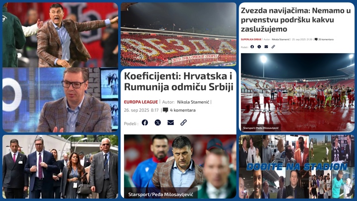 Željko Pantić: Dođite na stadion 978. Lojalizam na stadionu Rajko Mitić i Vučićev fijasko u Njujorku