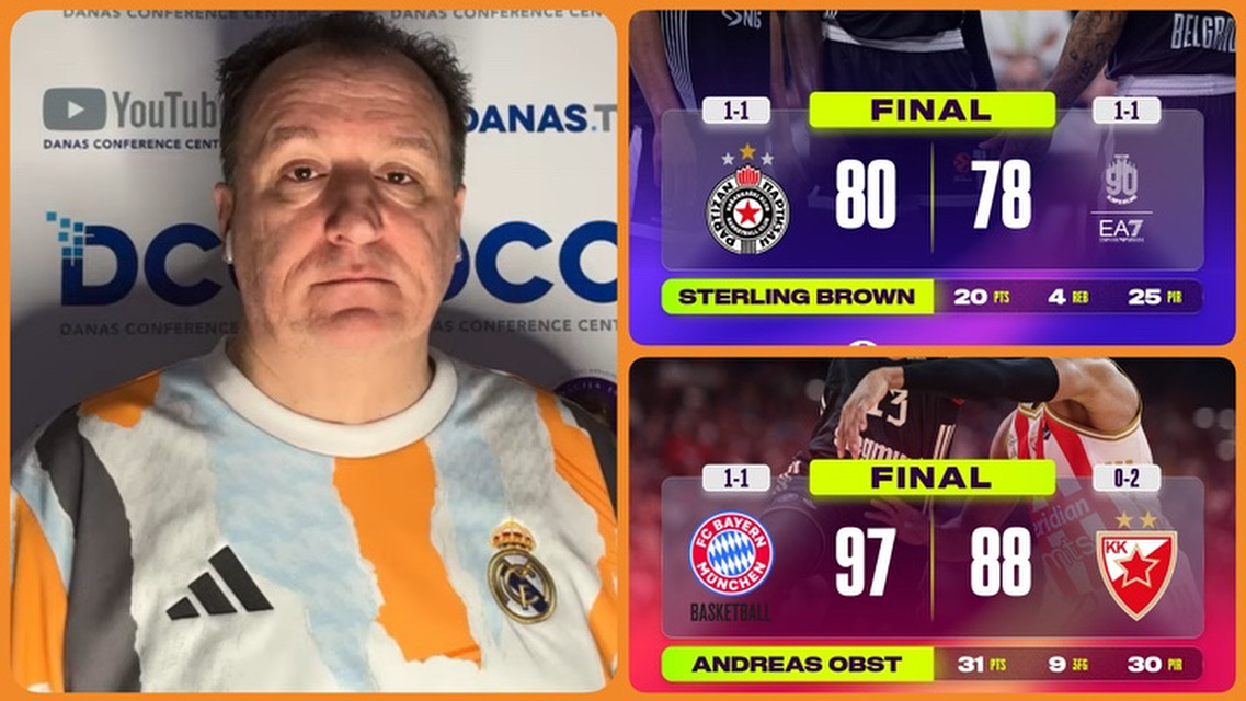 Željko Pantić: Partizan preživeo Milano i sudije, Bajern preživeo teško gostovanje u Minhenu…