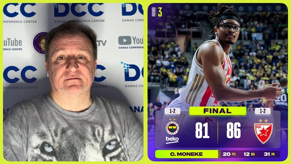 Željko Pantić: Fenerbahče potcenio desetkovanu Zvezdu bez trenera, Moneke meč viner…