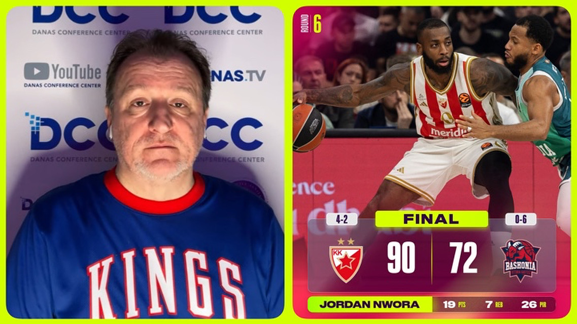 Željko Pantić: Baskonija se raspala u drugom poluvremenu, Zvezda nastavila savršeni niz bez Janisa…