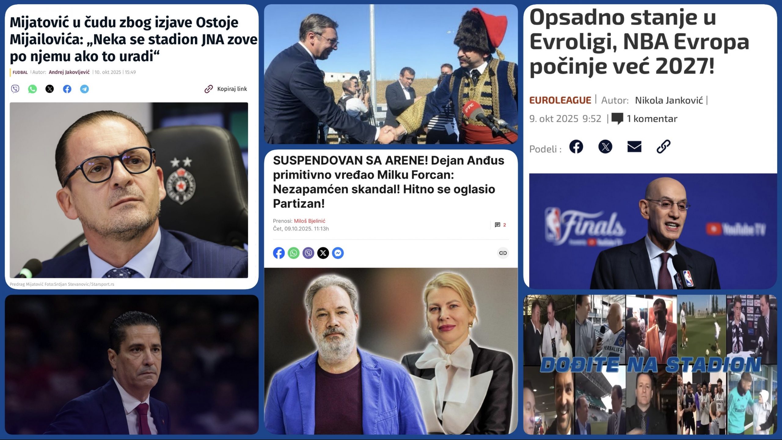 Željko Pantić: Dođite na stadion 982. Vučićeva poruka Milki Forcan i moralno bespuće neutralnosti…