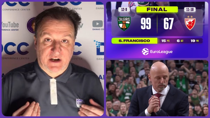 Željko Pantić: Saša Obradović ponovo pokraden, hrabra Zvezda izgubila samo 32 razlike u Kaunasu…