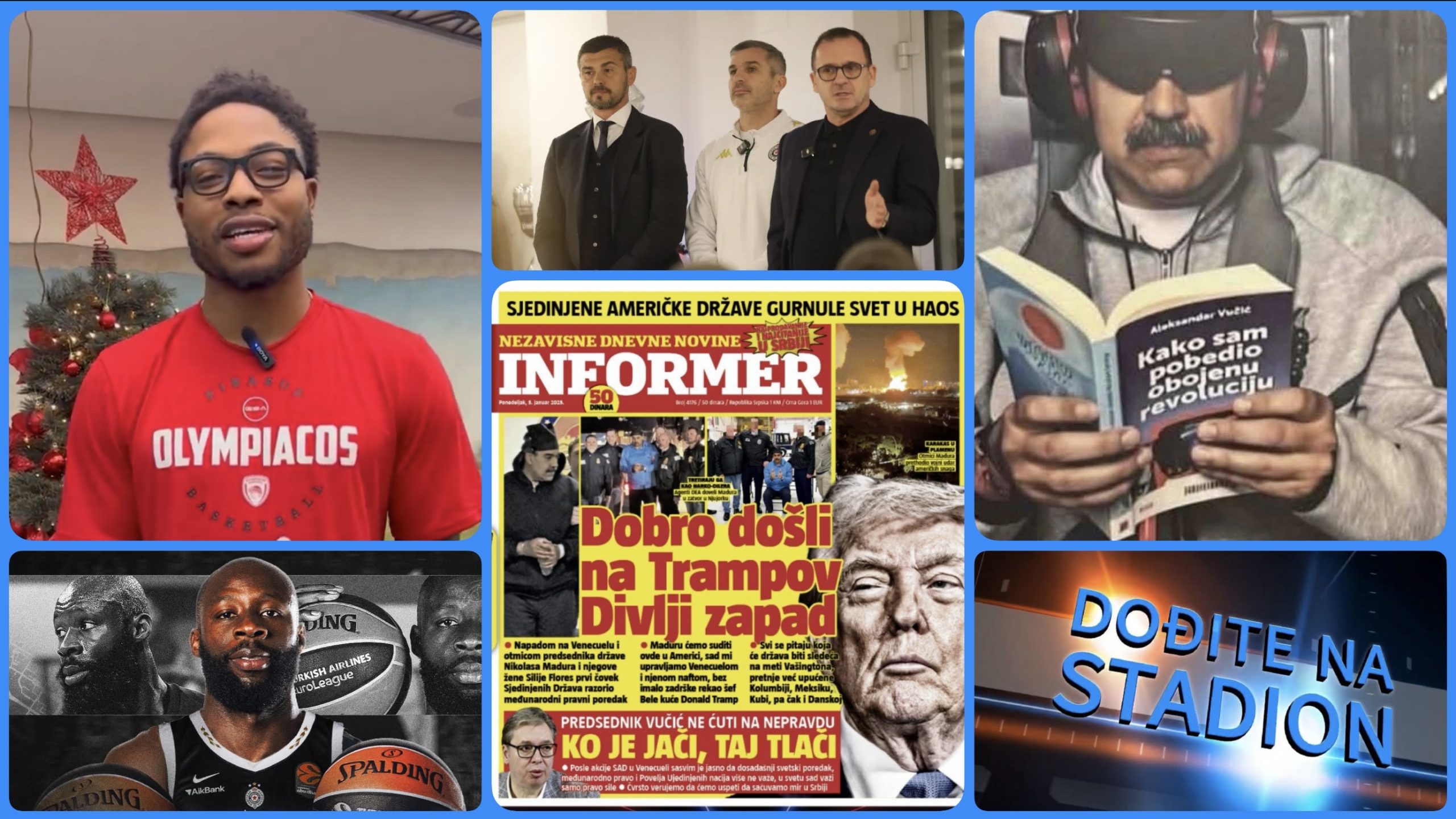 Željko Pantić: Dođite na stadion 1006. Nagrada za Tajrika i balkanski Maduro u ratu sa Trampom…