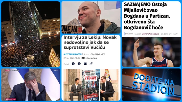 Željko Pantić: Dođite na stadion 1012. Dušan i Novak protiv diktatora i narod Srbije opet na ulicama