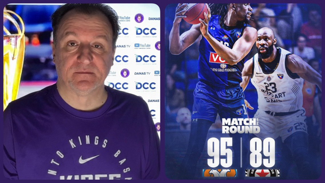 Željko Pantić: Zaslužena pobeda Budućnosti, ispražnjeni Partizan pao u tesnoj završnici…