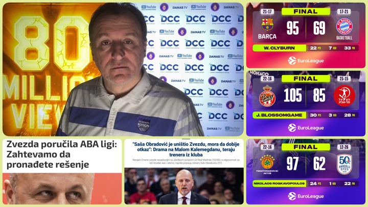 Željko Pantić: Zvezda od 30 miliona evra na desetom mestu i neuspeli beg od ABA večitog derbija…