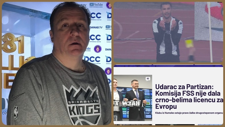 Željko Pantić: Tri žuta kartona Vukašina Đurđevića i rušenje Partizana sa klupe i centralne lože…