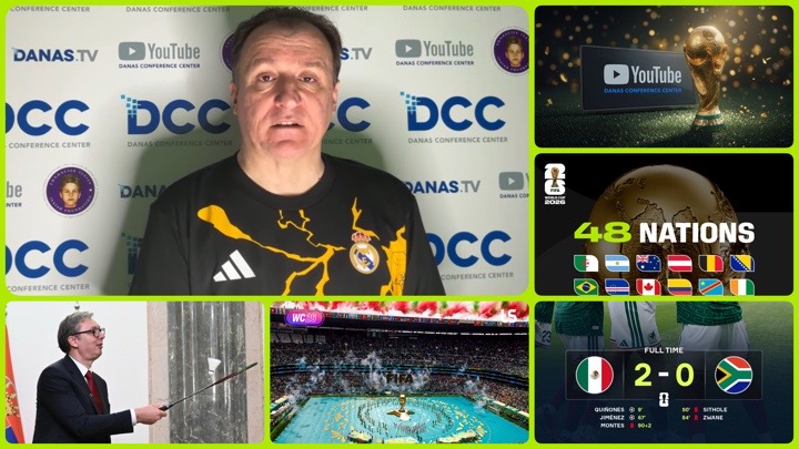 Željko Pantić: Svet igra fudbal, Srbija gleda badminton, Meksiko razbio zalutalu Južnu Afriku…