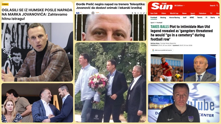 Željko Pantić: Napad žvake iz Ultrakop marketa i snimak sa naplatne rampe Partizan Teleoptik…