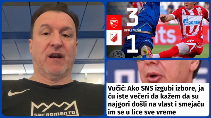 Željko Pantić: Tanjga koga nema, Vojvodina opet Zvezdina filijala i Vučićevo smejanje u lice Srbiji…